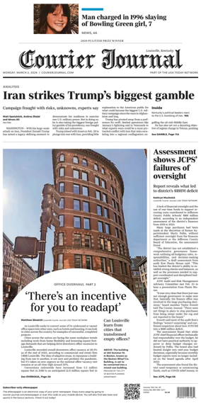 Cover of The Courier-Journal (Louisville)