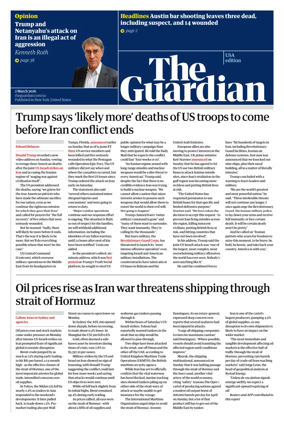 Cover of The Guardian (USA)