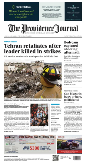 Cover of The Providence Journal