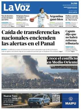 Cover of La Voz del Interior