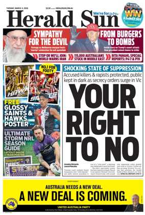 Cover of Herald Sun