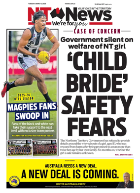 Cover of NT News