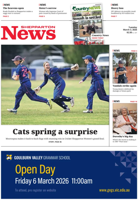 Cover of Shepparton News