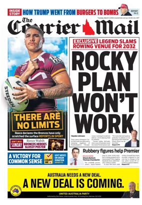 Cover of The Courier-Mail