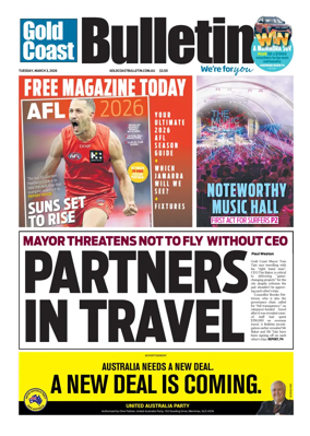 Cover of The Gold Coast Bulletin