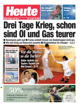 Cover of Heute - Niederosterreich Ausgabe