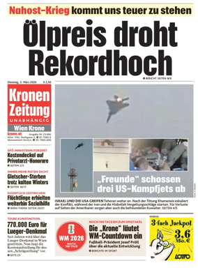 Cover of Kronen Zeitung