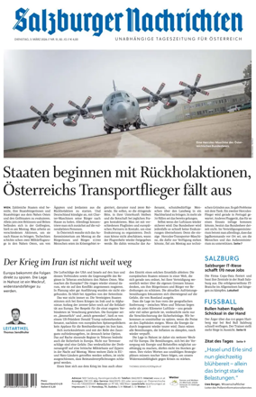 Cover of Salzburger Nachrichten