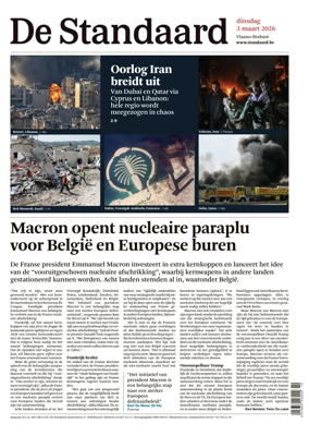 Cover of De Standaard
