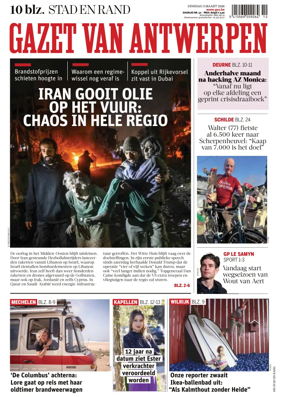 Cover of Gazet van Antwerpen Stad en Rand