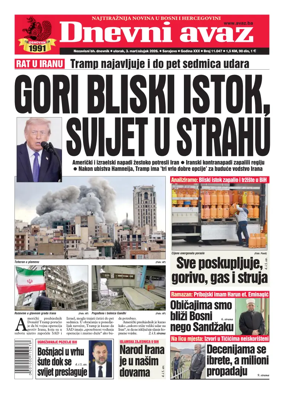 Cover of Dnevni avaz