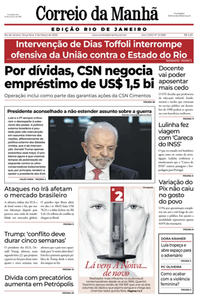 Cover of Jornal Correio da Manha