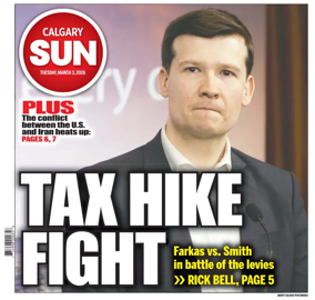 Cover of Calgary Sun