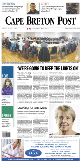 Cover of Cape Breton Post