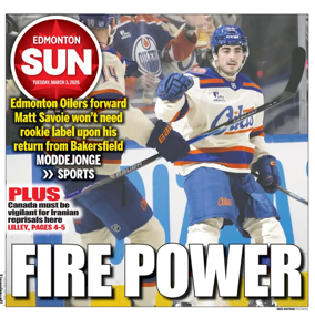 Cover of Edmonton Sun