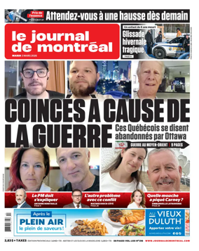 Cover of Le Journal de Montreal