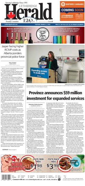 Cover of Lethbridge Herald