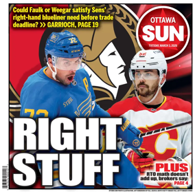 Cover of Ottawa Sun