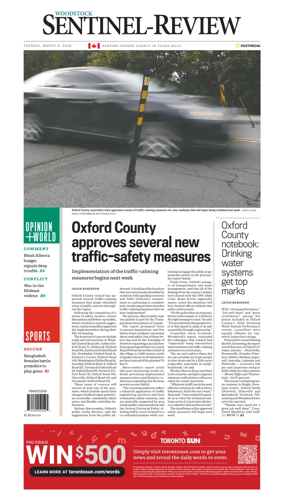 Cover of Sentinel-Review (Woodstock)