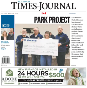 Cover of St. Thomas Times-Journal