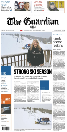 Cover of The Guardian (Charlottetown)