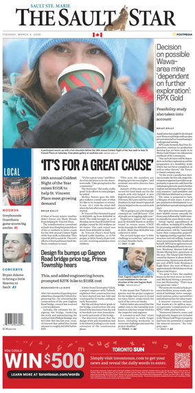 Cover of The Sault Star