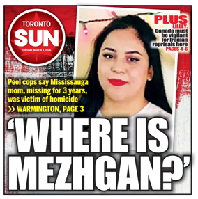 Cover of Toronto Sun
