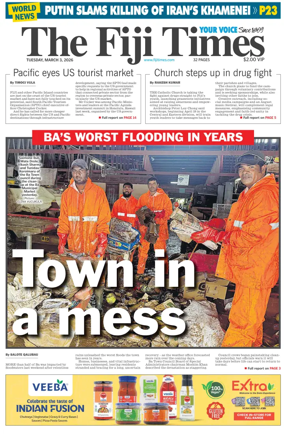 Cover of The Fiji Times