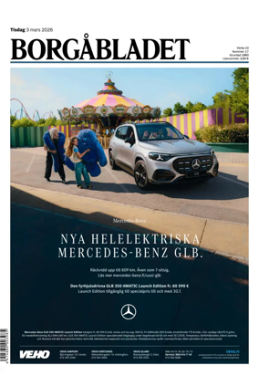 Cover of Borgabladet