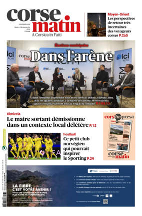 Cover of Corse Matin