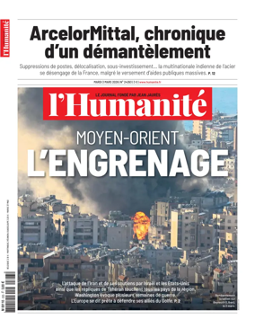Cover of L'HUMANITE