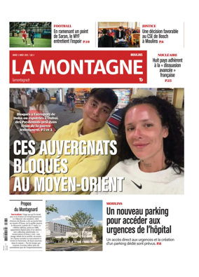 Cover of La Montagne (Moulins)