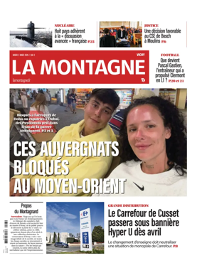 Cover of La Montagne (Vichy)