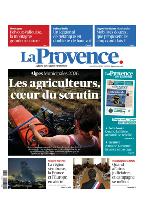 Cover of La Provence Alpes-de-Haute-Provence