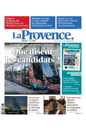 Cover of La Provence Aubagne-La Ciotat