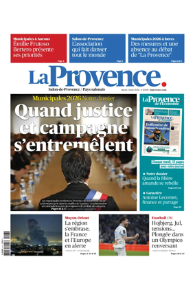 Cover of La Provence Salon-de-Provence / Pays salonais