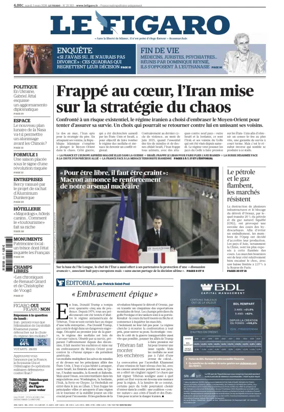 Cover of Le Figaro