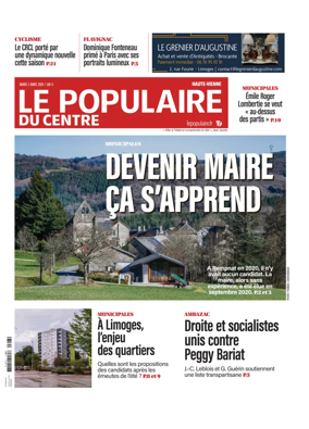 Cover of Le Populaire du Centre (Haute-Vienne)