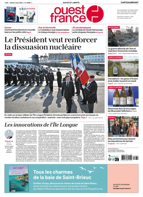 Cover of Ouest France (Chateaubriant)