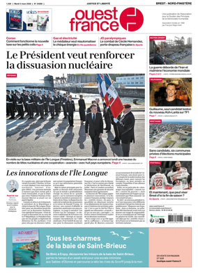 Cover of Ouest France (Nord-Finistere)