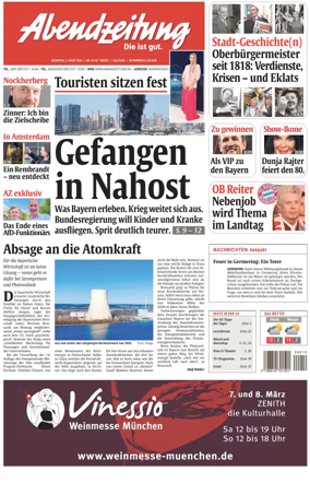Cover of Abendzeitung Munchen