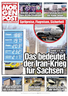 Cover of Chemnitzer Morgenpost