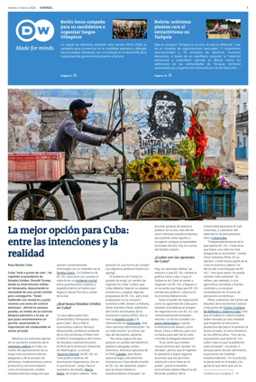 Cover of Deutsche Welle (Spanish edition)