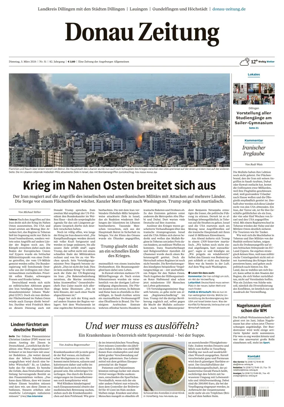 Cover of Donau Zeitung
