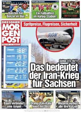 Cover of Dresdner Morgenpost