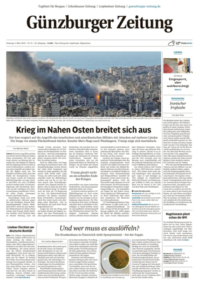 Cover of Guenzburger Zeitung
