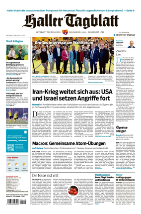 Cover of Haller Tagblatt