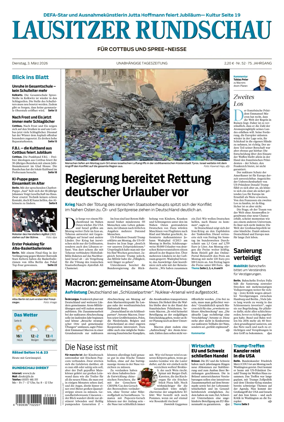 Cover of Lausitzer Rundschau