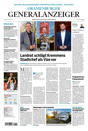 Cover of Oranienburger Generalanzeiger