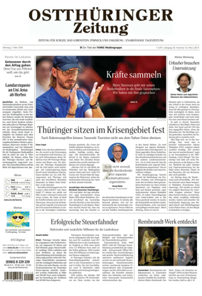 Cover of Ostthuringer Zeitung (Schleiz)